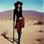 Placeholder: [colour photo by Helmut Newton] happy in the wild Wild West: My Name Is Nobody [Il mio nome è Nessuno (1973)] youthful Sophia Loren stands tall with her gun, a Spanish and dangerous western cowgirl