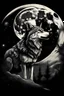 Placeholder: wolf and moon