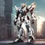 Placeholder: a robot with glowing eyes standing in front of a building, mecha suit, anime cyborg, cool mecha style, greek god in mecha style, full body mecha suit, mecha art, anime mecha aesthetic, alexandre ferra white mecha, alexandre ferra mecha, # mecha, mecha asthetic, mecha inspired, cyborg dc