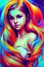 Placeholder: Selena Gomez, graffiti art, splash art, street art, spray paint, oil gouache melting, acrylic, high contrast, colorful polychromatic, ultra detailed, ultra quality, CGSociety, by Jasmine Becket-Griffith