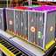 Placeholder: ASIC bitcoin miner and ASIC mining farm. Bitcoin