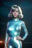 Placeholder: Ultra Realistic retro sci-fi portrait image from 1960, New York, spaceship, sweet young Jane Fonda, tight latex suit, weapon, fighting stance, soft color, highly detailed, unreal engine 5, ray tracing, RTX, lumen lighting, ultra detail, volumetric lighting, 3d, finely drawn, high definition, high resolution.