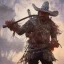 Placeholder: Insanely detailed photograph of an “ a mustachioed cowboy warrior "with sequenceed Sombrero, handsome charo,cigar,crossbow in hand, hyperdetailed painting by Ismail Inceoglu Huang Guangjian and Dan Witz CGSociety ZBrush Central fantasy art album cover art,8K, hdr, mysterious, flickeringlights ,Stoic