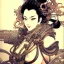 Placeholder: beautiful steampunk huge girl, hyper detailed, hyperdetailed, intricately detailed, illustration by <Katsushika Hokusai> <Yoji Shinkawa>,