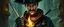 Placeholder: holy paladin assassin, oil paint and airbrush, upper body portrait of clever crow vintage mustache assassin thief quickling juggler man with Damascus steel sacrificial poison pouch in then elven magical green city of Forgotten Realms, myth drannor