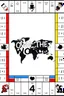Placeholder: creating a custom Monopoly-style board with: 44 spaces in total, including the 4 corner squares. MAKE THE WRITING IN THE MIDDLE SAY OWN THE WORLD ,