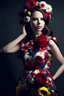 Placeholder: Woman flowers fashion dress