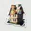 Placeholder: sticker of a house building