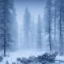 Placeholder: winter landscape, ice field, crystals, surreal, dreamlike, foggy, lost in the woods