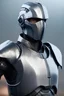 Placeholder: Set of male, silver armor without helmet, covered in the thin layer of ice