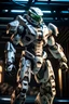 Placeholder: full body, zoomed in to center, halo spartan wearing White spacex mechsuit, extremely detailed with rich colors Photography, Depth of Field, F/2.8, high Contrast, 8K, Cinematic Lighting, ethereal light, intricate details, extremely detailed, incredible details, full body, full colored, complex details, by Weta Digital, Photography, Photoshoot, Shot on 70mm, Depth of Field, DOF, 5D, Multiverse, Super-Resolution, ProPhoto RGB, Lonely, Good, Massive, Big, Spotlight, Frontlight, Halfrear Lighting, B