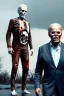 Placeholder: Ultra realistic image, joe biden zombie, zombie performance, suit, skull, blood, torn arm, night, walking twisted, waist up view, thriller style, dark ambient, highly detailed, White House background, concept art, unreal engine 5, god rays, ray tracing, RTX, focal lighting, ultra detail, volumetric lighting, 3d, finely drawn, high definition, high resolution.