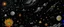 Placeholder: A dark gray galactic nightmare with stars, planets, and asteroids designed in Javanese shadow puppets painted by Frank Wilson