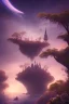 Placeholder: 6. Create a surreal and dreamlike landscape with floating islands and colorful skies