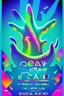 Placeholder: rave poster with ocean theme