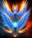 Placeholder: blue phoenix flaming wings