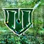 Placeholder: Boston Shamrocks American Football team logo, detailed, legible script that says Boston