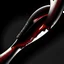 Placeholder: blood dripping on a karambit blade, realistic,