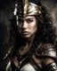 Placeholder: beautiful exotic female warrior caucasiab