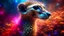 Placeholder: magical meercatin space. nebula , Flying Petals, Sparks, Lightning, Portrait Photography, Fantasy Background, Intricate Patterns, Ultra Detailed, Luminous, Radiance, Ultra Realism, Intricate Details, 16k, HDR, High Quality, Trending On Artstation, Studio Photo, Intricate Details, heart designs. colorful