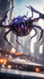 Placeholder: Illithid with butterfly wings ripping the roof of a Lamborghini space ship formed like a spider web syrringe ball, bokeh like f/0.8, tilt-shift lens 8k, high detail, smooth render, down-light, unreal engine, prize winning