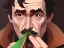 Placeholder:  Sherlock holmes eating a taco