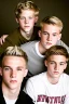 Placeholder: Extremely rich young white boy band portrait