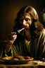 Placeholder: Jesus smoking, the last meal.