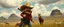 Placeholder: Gimli as a cowboy