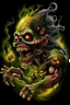 Placeholder: High_Quality_Art Digital Painting of Science experiment Horror Cronenberg Monster zombie creature by Richard Corben, Todd Schorr, T-Shirt Design, Black Background,