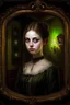 Placeholder: Victorian, portrait, spooky, creepy, painting, haunted