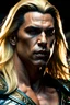 Placeholder: Jason David Frank as muscular alpha male with Long blonde hair , dark fantasy, intricate details, hyper detailed. 4K. Ultra Realistic