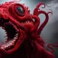 Placeholder: red, tentacles, a lot of eyes, teeth, monster, horror, blood, huge, scary, hyperrealism, gore, masterpiece, expert, volumetric lighting, deformed, sharp focus, 8K