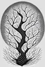 Placeholder: "Design a captivating line art representation of a guitar tree for a T-shirt. Picture a tree where the branches and leaves are composed of intricately detailed guitar necks, frets, and strings. Emphasize the connection between music and nature in a stylish, monochromatic design."