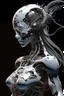 Placeholder: complex-3d-render-ultra-detailed-of-a-beautiful-porcelain woman-android full body cyborg-roboti-