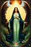 Placeholder: Aletheia is a state of being brought into the light where something is openly presented or understood as it truly is, rather than being hidden or forgotten; Art Nouveau