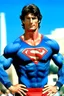 Placeholder: extremely muscular, short, curly, buzz-cut, military-style haircut, pitch black hair, Paul Stanley/Elvis Presley/Pierce Brosnan/Jon Bernthal/Sean Bean/Dolph Lundgren/Keanu Reeves/Patrick Swayze/ hybrid, as the extremely muscular Superhero "SUPERSONIC" in an original patriotic red, white and blue, "Supersonic" Super suit with an America Flag Cape,