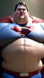 Placeholder: fat superman, ultra realistic, 4k, ultra detail