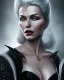 Placeholder: old evil queen in black leather gown, volouptous, busty, cleavage, angry, emperious, 8k resolution concept art portrait by Greg Rutkowski,