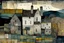 Placeholder: patchwork art by Jamie heiden, peter doig, Renoir, pol Ledent, endre penovac, Gustave Loiseau, Arthur Rackham, Doug Chinnery, Maud Lewis. inlay, watercolors and ink, beautiful, fantastic view, extremely detailed, intricate, best quality, highest definition, rich colours. intricate beautiful dynamic lighting award winning fantastic view ultra detailed 4K 3D high definition hdr