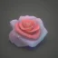 Placeholder: transparent multicolor crystal rose leaf