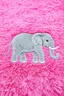 Placeholder: Moquette rose épaisse, elephant
