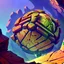 Placeholder: stylized,canyon,dungeons map,futuristic,roboquest,top view,4k,details stylized,boss enermy,rogulikes