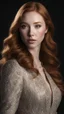 Placeholder: ((young woman molly quinn)), dark background, mid shot, full body, neutral expression, ultra realistic, highres, superb, 8k wallpaper, extremely detailed, intricate, limited palette,