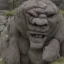 Placeholder: A drawn norwegian stone troll ; stable ai