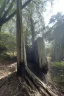 Placeholder: turn this trunk into a mountain, climbing out of the sea and into the clouds
