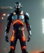 Placeholder: cyber ninja, black metal armor, futuristic suit, imperious, 8k resolution, overwatch, genji, color, vibrant