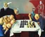 Placeholder: Complex Surgical Instruments,Putin, President Xi Of China And Joe Biden Play Chess with a Newborn Boy,Minimalism,Painting By Lucian Adrian Ghenie,Michelangelo,Freud,Rene Magritte,Salvador Dali,Pablo Picasso