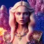 Placeholder: white woman glitter long blond hair blue eyes in a galactic ambiance, delicate colors in the foreground, full of details, smooth, light effect，vaporwave colorful, smooth, extremely sharp detail, finely tuned detail, ultra high definition, 8 k, unreal engine 5, ultra sharp focus