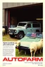 Placeholder: so so so so super sexy print Porsche autofarm magazine advertisement, vivid colours from the 80s, mcdonalds ad from the 80s, mac computer ad from the 80s, featuring a landrover being fixed at a farm. sheep are all over the place, company name in bold (AUTOFARM), nike print ad style, mac computer ad from the 80s, 1980s rc print advertisement